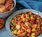 Potato salad with chorizo, caperberries and paprika | Tesco Real Food