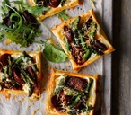 Chorizo, asparagus and manchego tarts | Tesco Real Food