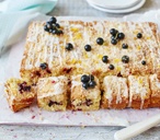 Lemon & Blackcurrant Traybake Recipe | Tesco Real Food