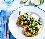 Veg Pancakes With Avocado And Chorizo Recipe | Easy Midweek Meals | Tesco Real Food