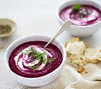 Beetroot soup with horseradish | Tesco Real Food