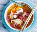 Udon noodle broth with beef and leeks | Tesco Real Food