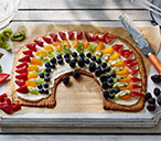 Rainbow Fruit Pizza Recipe | Fruit Recipes | Tesco Real Food