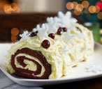 Decadent Red Velvet Bûche De Noël | Tesco Real Food
