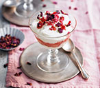 Rhubarb and rose Eton mess | Tesco Real Food