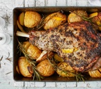 Roast Lamb with Hasselback Potatoes | Easter | Tesco Real Food
