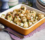 Roasted cauliflower with lemon, caper and chilli dressing | Tesco Real Food