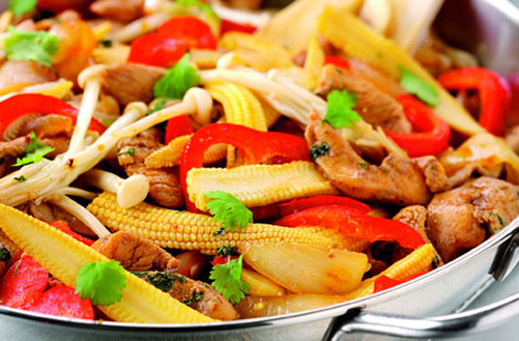 Soy seasoned chicken stir-fry  Tesco Real Food