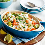 Salmon and leek risotto | Tesco Real Food