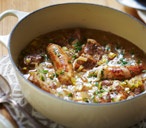 Slow-cooker pork and sausage stew | Tesco Real Food