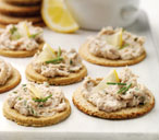 Smoked mackerel pate and oatcakes | Tesco Real Food