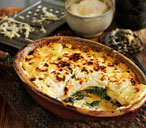 Spinach and potato gratin | Tesco Real Food