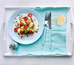 Spring onion scrambled eggs with tomatoes and chilli | Tesco Real Food