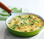 Spring onion and brie frittata | Tesco Real Food