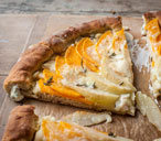 Adam Byatt's butternut squash, pear and gorgonzola flatbread | Tesco Real Food