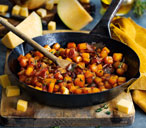 Sweet and sour swede with bacon | Tesco Real Food