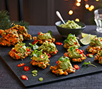 Mini Mexican Sweetcorn Fritters | Canapé Recipes | Tesco Real Food
