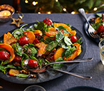 Roasted Squash Salad With Pomegranate Dressing Recipe | Christmas Starter Recipes | Tesco Real Food