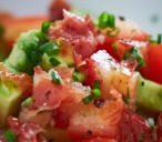 Avocado and crisp proscuitto salsa | Tesco Real Food