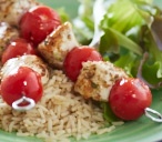 Cumin chicken and cherry tomato skewers | Tesco Real Food