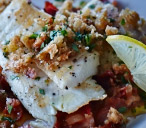Sea Bass with Tomato and Bacon Sauce | Tesco Real Food