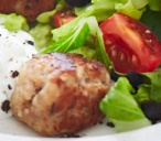 Herby pork meatballs with tzatziki | Tesco Real Food