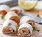 Houmous And Carrot Tortilla Pinwheels | Tesco Real Food