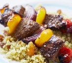 Lamb Kebabs With Lemony Couscous Recipe | Tesco Real Food