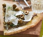 Rosemary, olive and pesto pizza | Tesco Real Food