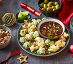 Brussels sprout and cauliflower tempura | Tesco Real Food
