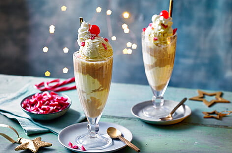For an indulgent dessert ready in five minutes, try this Irish cream liqueur float recipe