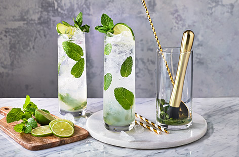 Made with white rum, fresh mint, lime and sugar, this classic mojito recipe is easy to make at home and perfect for parties.