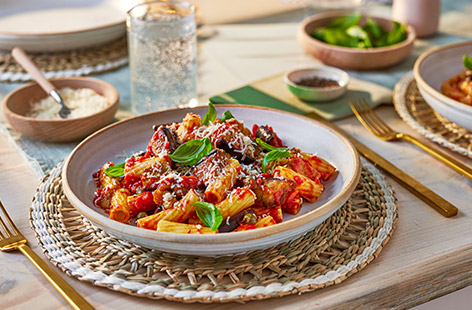 This vegetarian Sicilian pasta dish is beautifully simple and contains 2 of your 5-a-day