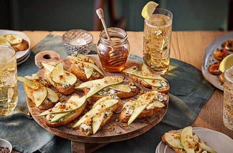 Take your guests senses to new heights with these creamy, smoky, crunchy, toasty delights. 