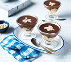 Banana and chocolate custard pots | Tesco Real Food