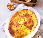 Passion fruit self-saucing pudding | Tesco Real Food