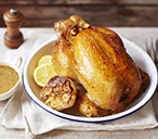 Brined roast chicken with lemon and thyme | Tesco Real Food