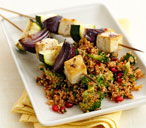 Tofu and vegetable skewers | Tesco Real Food