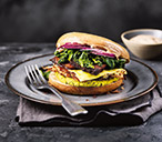Tofu 'Bacon' & Hash-Brown Breakfast Bagel | Vegan Recipes | Tesco Real Food