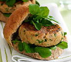 Tuna burger with watercress | Tesco Real Food