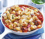 Turkey meatball and aubergine bake | Tesco Real Food