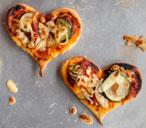William Drabble's pizza hearts | Tesco Real Food