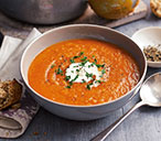 Spiced veg soup with crème fraîche | Tesco Real Food