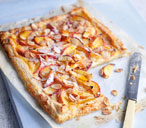 Nectarine and almond tart | Tesco Real Food