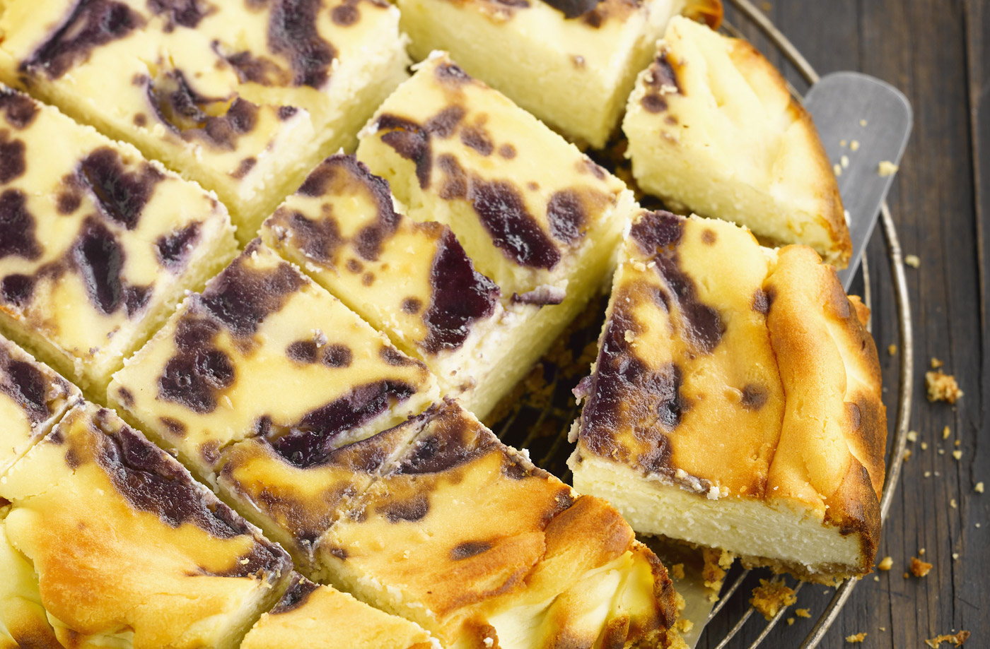 Apple and blueberry cheesecake Tesco Real Food