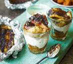 Barbecued banoffee trifles | Tesco Real Food