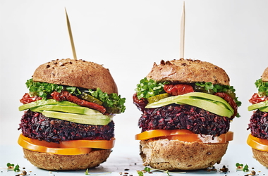 Beetroot burgers