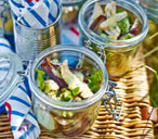 Layered chicken and potato salad | Tesco Real Food