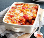 Gnocchi bake with tomatoes, basil and mozzarella | Tesco Real Food