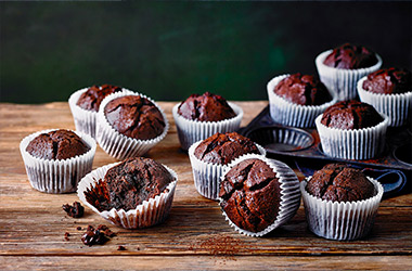 Mocha mayonnaise muffins